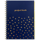 B5 Navy & Gold Spotty Project Notebook image number 1