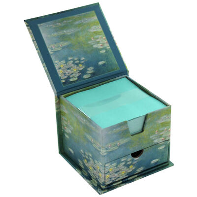 Monet Waterlilies Memo Cube image number 2