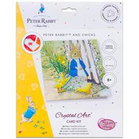 Crystal Art Card Kit: Peter Rabbit & Chicks