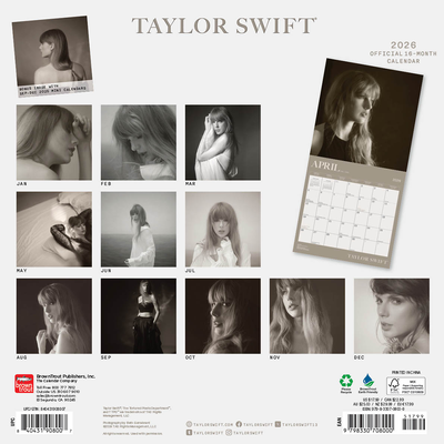 Taylor Swift 2026 Square Calendar image number 5