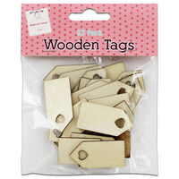 Wooden Tags: Pack of 25