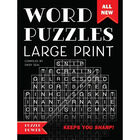 Word Puzzles Large Print: Word Play Twists and Challenges image number 1