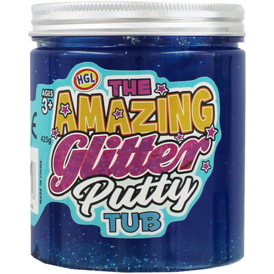 Blue Glitter Putty Tub image number 1