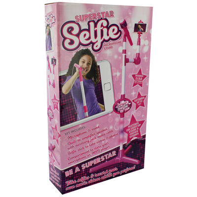 Superstar Selfie Microphone Stand image number 1