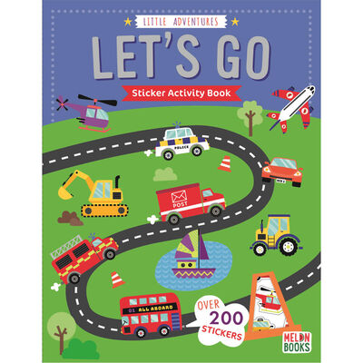 Let&rsquo;s Go Sticker Activity Book image number 1