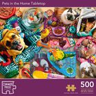 Pets in the Home Tabletop 500 Piece Jigsaw Puzzle image number 1