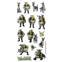 Shrek Puffy Stickers