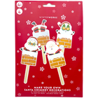 Make Your Own Stuck Santa Decorations kit image number 1