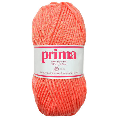 Prima DK Acrylic Wool: Coral Yarn 100g image number 1