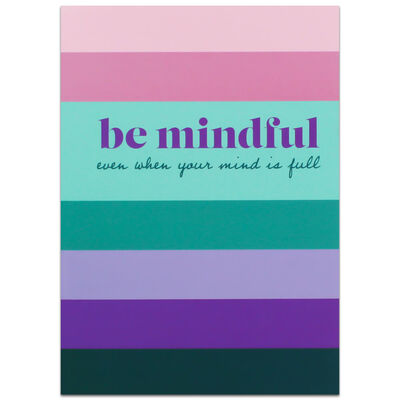 A5 Be Mindful Even When Your Mind Is Full Notebook image number 1