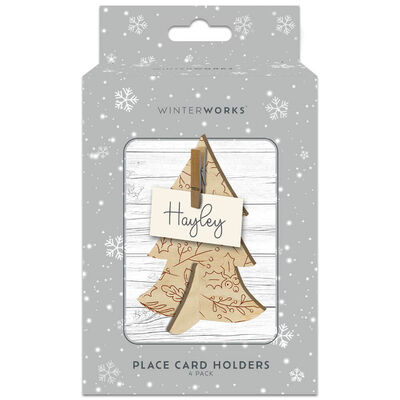 Christmas Place Card Holders: Pack of 4 image number 1
