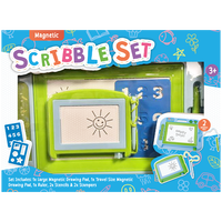 Jotz! 2-in-1 Magnetic Scribbler Set: Blue