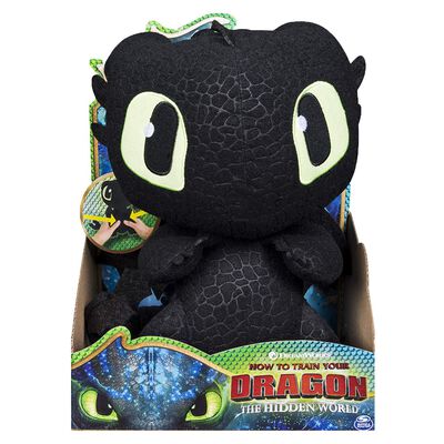 How to Train Your Dragon: Squeeze & Growl Toothless Plush image number 1