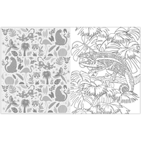 The Wild Animals Colouring Book