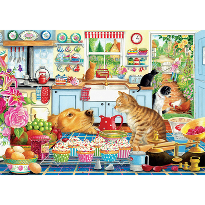 Making Cup Cakes 500 Piece Jigsaw Puzzle image number 2