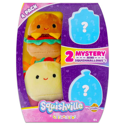 Squishmallows Squishville Scrumptions Squad Minis: Pack of 4 image number 1