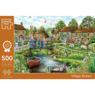 Village Stream 500 Piece Jigsaw Puzzle From 7.00 GBP | The Works