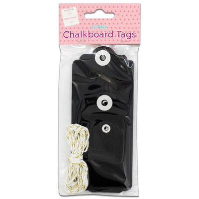 Chalkboard Tags: Pack of 12 image number 1
