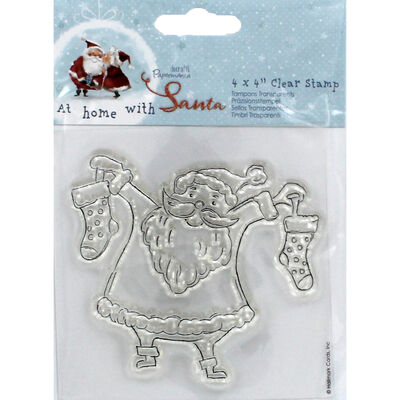 At Home with Santa - Santa - Clear Stamp image number 1