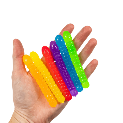 Stretchy Wiggly Worms: Pack of 6 image number 2