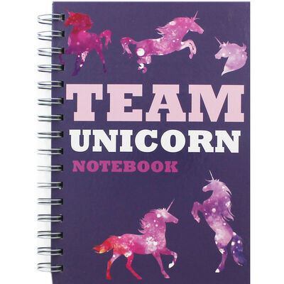 A5 Wiro Team Unicorn Lined Notebook image number 1