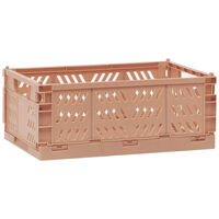 Stackable Storage Crate: Dark Pink