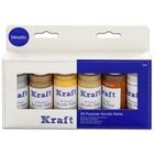 Kraft All Purpose Metallic Acrylic Paints: Pack of 6 image number 1