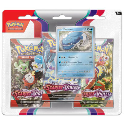 Pokemon TCG Scarlet & Violet Blister Card Pack: Pack of 3 image number 2