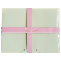 Pastel A4 Elasticated Folders: Pack of 3