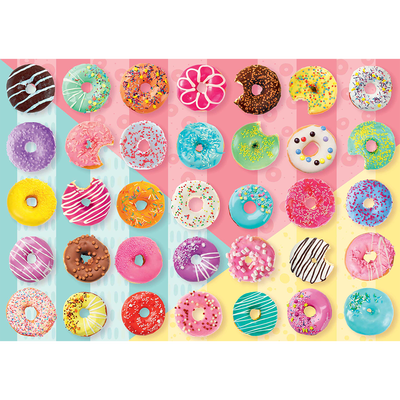 Doughnuts 1000 Piece Jigsaw Puzzle image number 2