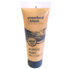 Crawford & Black Gold Acrylic Paint: 200ml image number 1