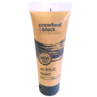 Crawford & Black Gold Acrylic Paint: 200ml