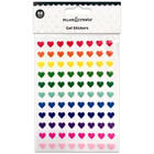 Multi-Colour Adhesive Heart Gel Stickers image number 1