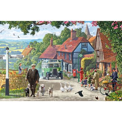 Country Bus 1000 Piece Jigsaw Puzzle image number 2