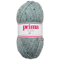 Prima DK Acrylic Wool: Speckled Grey Yarn 100g