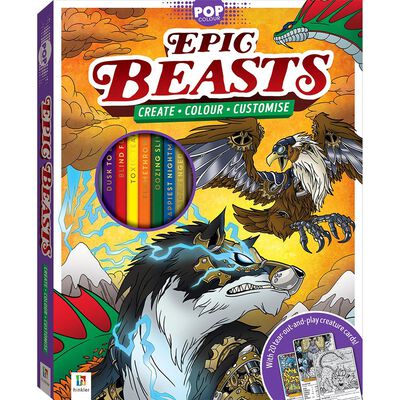 Epic Beasts: Create, Colour, Customise image number 1