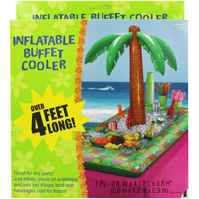 Inflatable Palm Tree Buffet Cooler image number 1