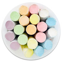 Jumbo Coloured Chalks: Pack of 20