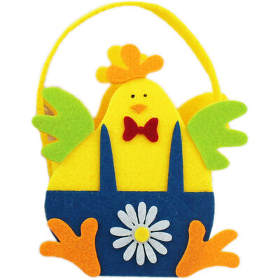 Cute Felt Easter Animal Basket: Assorted image number 1