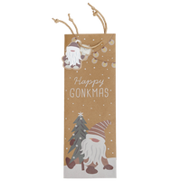 Christmas Gonkmass Bottle Bag