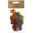 Felt Leaf Stickers: Pack of 10 image number 2