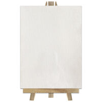 Crawford & Black Stretched Canvas with Easel: 12 x 16cm