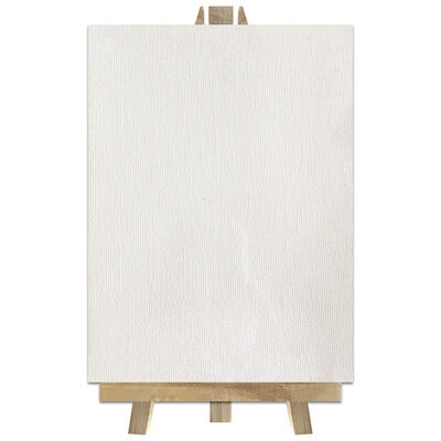 Crawford & Black Stretched Canvas with Easel: 12 x 16cm image number 1