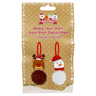 Mini Pom Pom Robin Craft Kit DIY Kit, Christmas Crafts, Christmas Decor,  Kids Crafts, Kids Stocking Filler, Craft Kit, Pocket Money Kits 