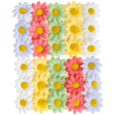 Mini Fabric Flowers: Pack of 30 image number 1