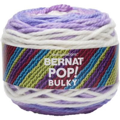 Bernat Pop Bulky Poppy Purple Yarn - 280g image number 1