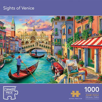 Sights of Venice 1000 Piece Jigsaw Puzzle image number 1