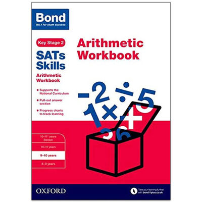 Arithmetic Workbook: 9-10 years: Bond SATs Skills image number 1