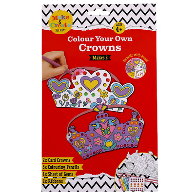 Colour Your Own Princess Crowns Kit image number 1