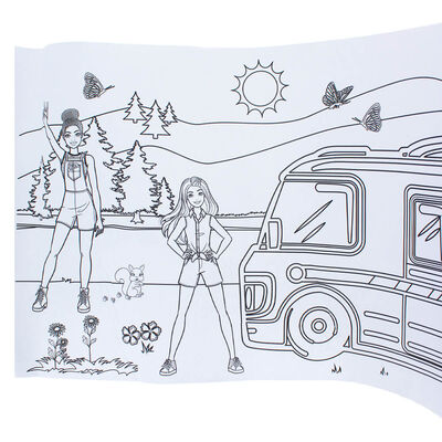 Barbie Colouring Roll image number 3